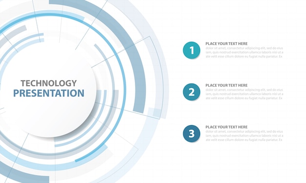 Vector technologie presentatie template