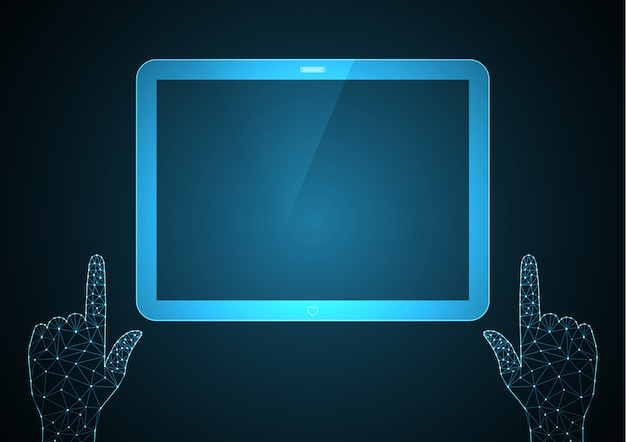 Technologie toekomstige hand tablet
