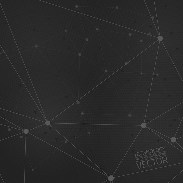 Technologie Verbinding Abstracte Vectorachtergrond