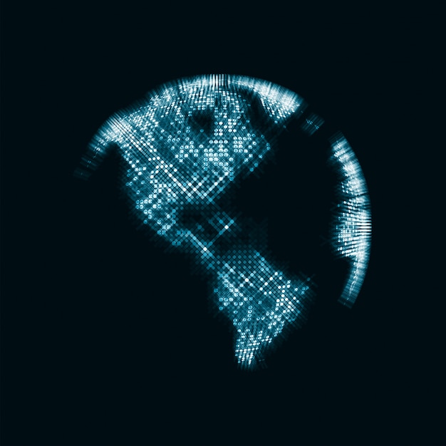 Technologiebeeld van Earth globe map