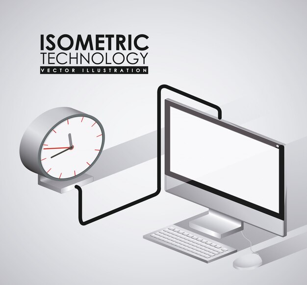 Technologieontwerp, vectorillustratie.