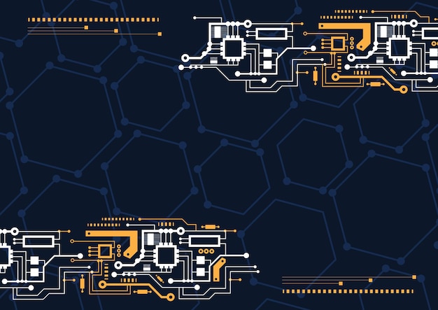 Technologies of the future.microcircuits and a processor .