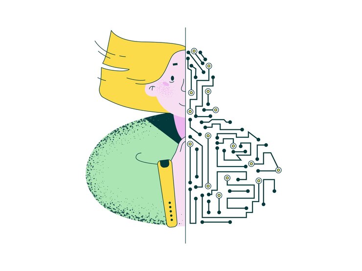 Vector technologies illustration