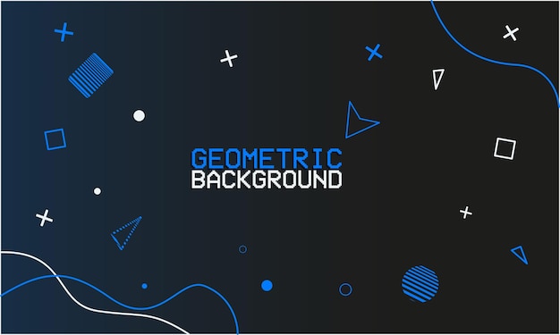 Technologische geometrische achtergrond voor web. Geek-ontwerp voor covers. blauw. zwart. wit