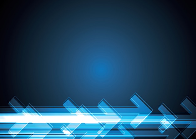 Technology abstract arrow background