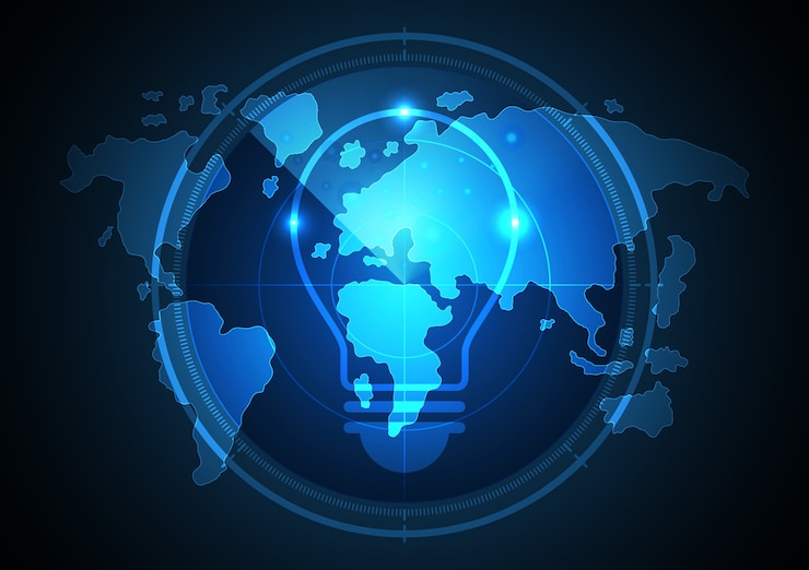 Vector technology abstract background