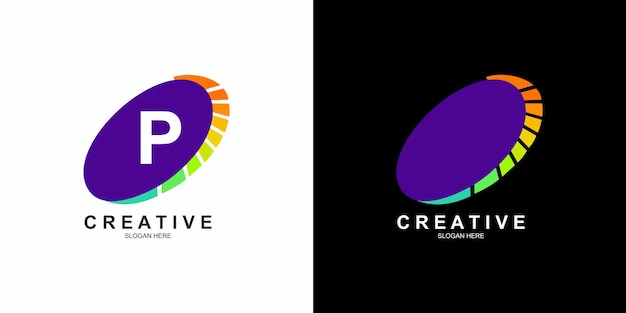 Technology abstract logo design