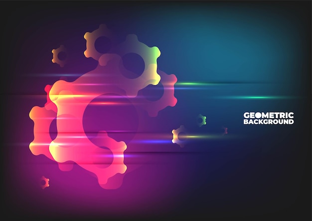 Technology background color vector for web and design