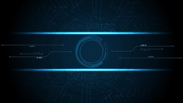 Технологический фон Hi-tech коммуникационная концепция инноваций абстрактный фон векторные иллюстрации