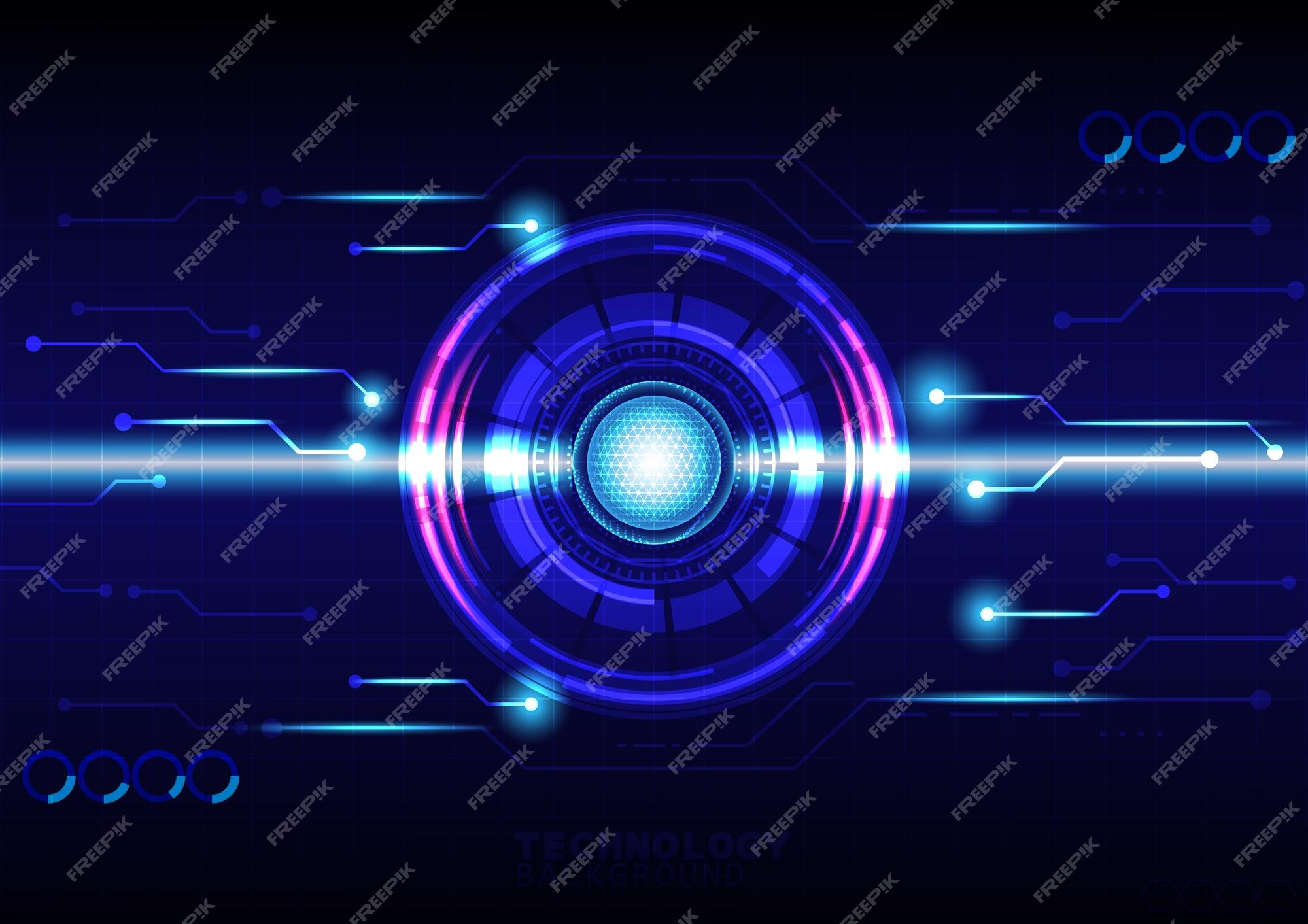 Internet Connection With Neon Effect Technology Background Digital Science  Technology Concept Digital Technology Backdrop Vector Illustration Stock  Illustration - Download Image Now - iStock