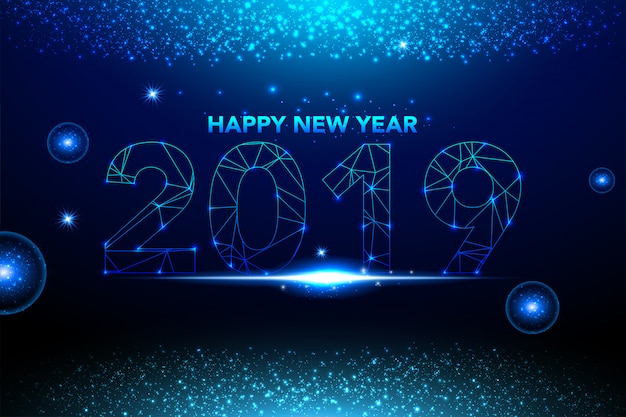 새해 2019 기술 배경