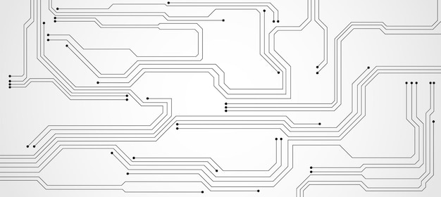 Technology background with hitech digital data