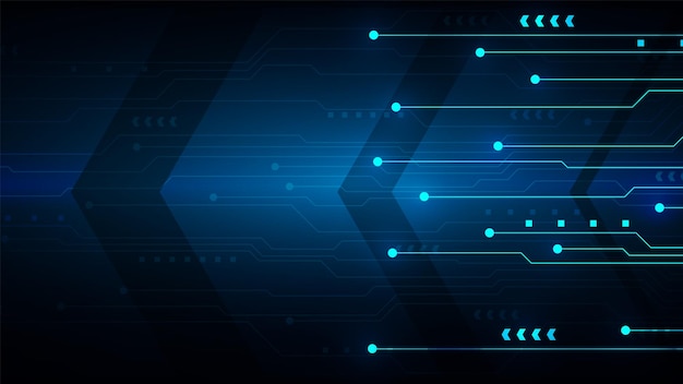 Technology background with hitech digital data