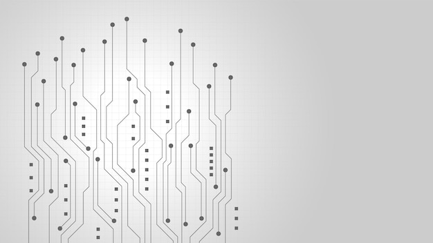 Technology background with hitech digital data