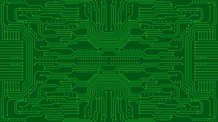 Vector technology background with hitech digital