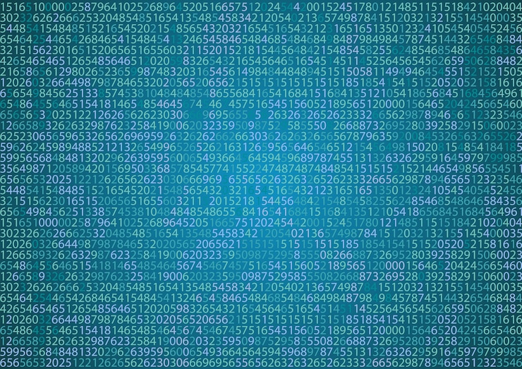Vector technology binary background