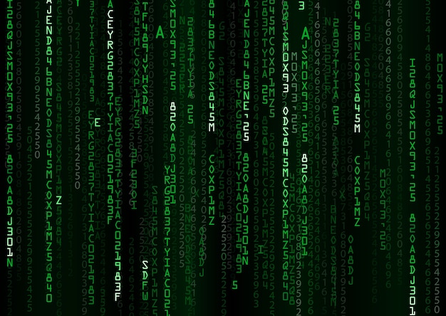 Technology binary background