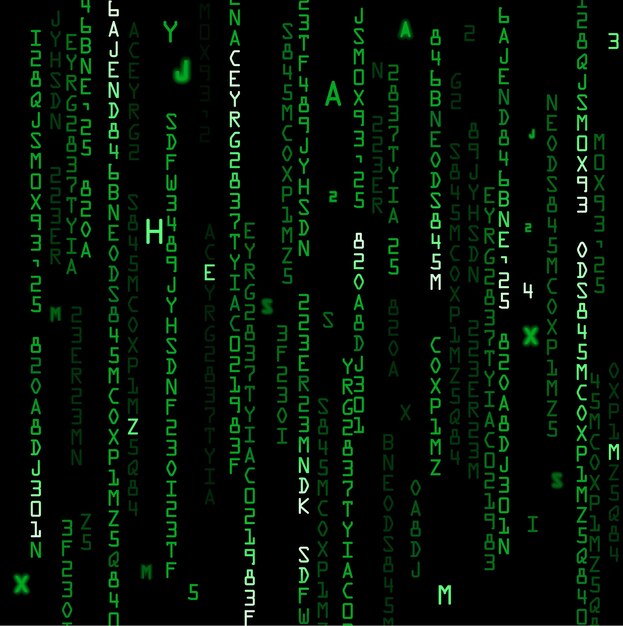 Vector technology binary code background