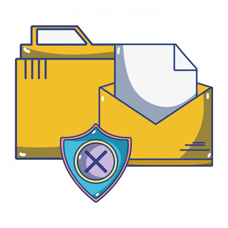 Vector technology computing cartoon