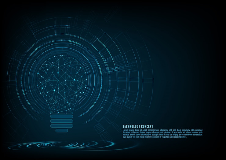 Vector technology concept background