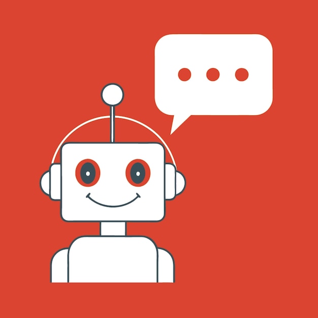 Technology Concept Vector Illustration Featuring Chatbots Design Flat Style Elements