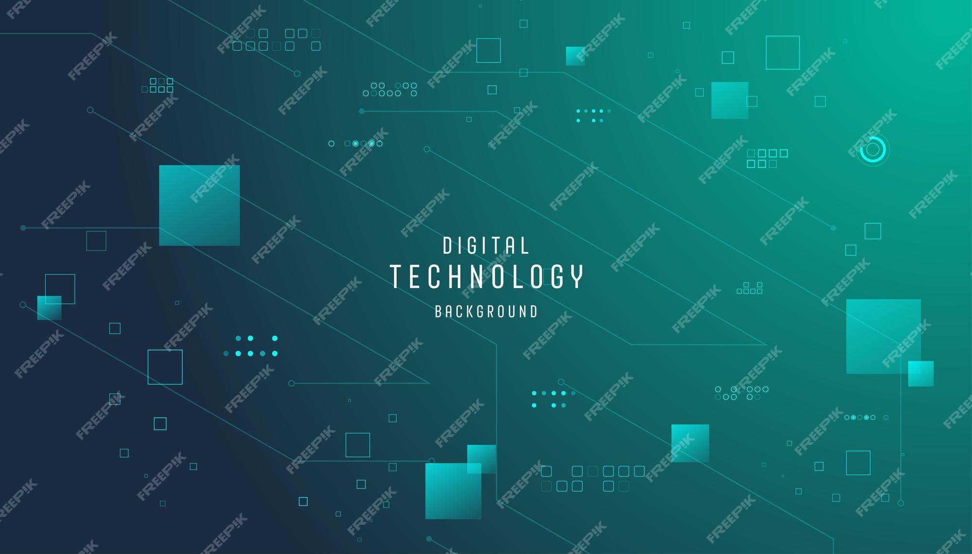 Premium Vector | Technology connection digital data abstract background.  simple futuristic modern green background.