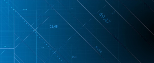 Idea di sfondo dei dati tecnologici di una soluzione aziendale globale