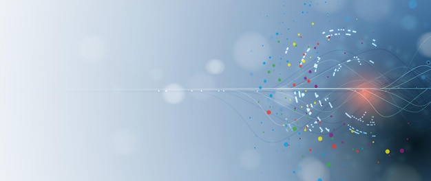 Idea di sfondo dei dati tecnologici di una soluzione aziendale globale