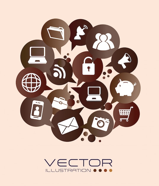 Technology design vector illustration