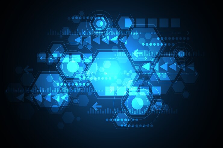 Vector technology in digital concepts.