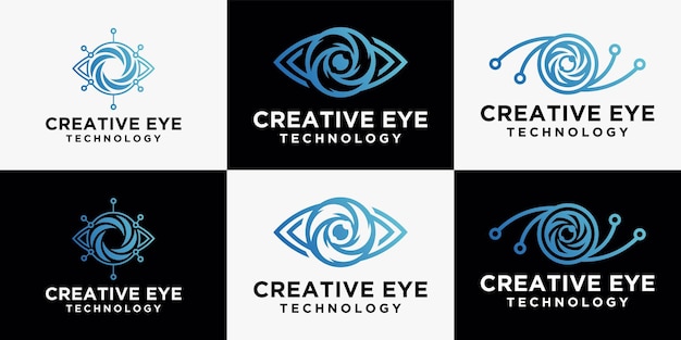 technology eye logo design eye logo surveillance eye technology