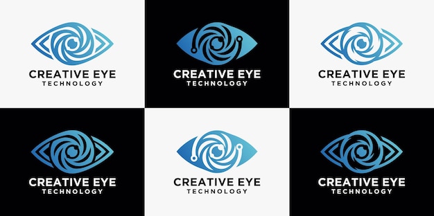 technology eye logo design eye logo surveillance eye technology