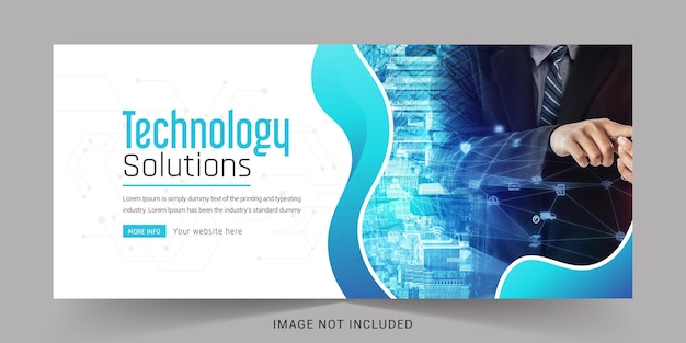 Technology Facebook Cover Template