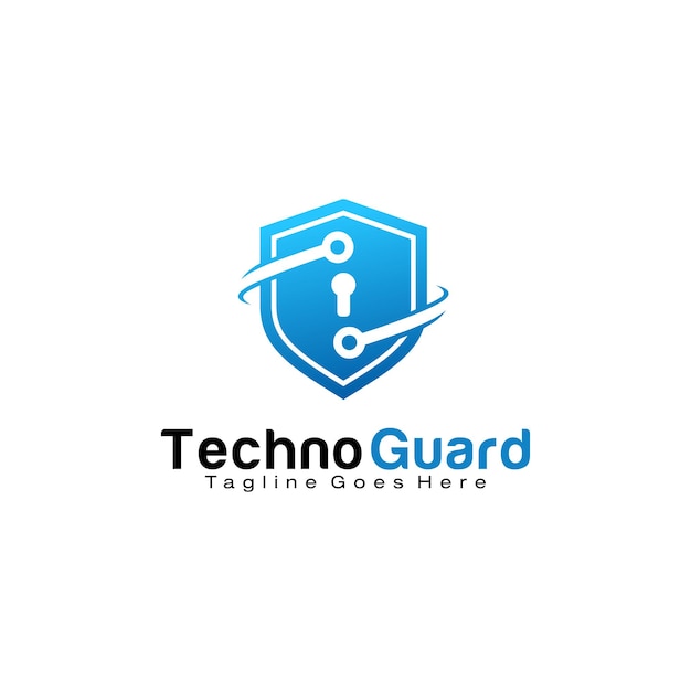 Шаблон дизайна логотипа Technology Guard