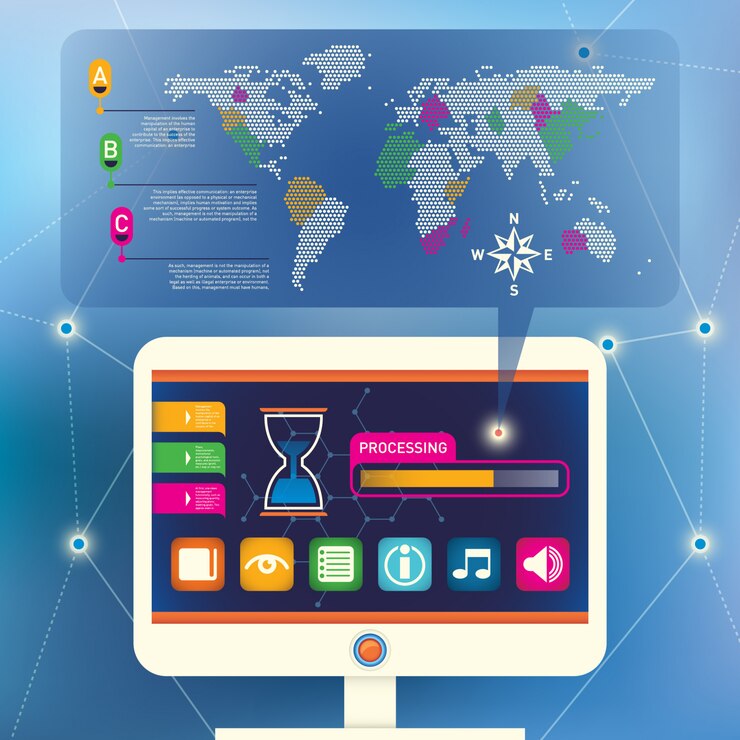 Vector technology illustration