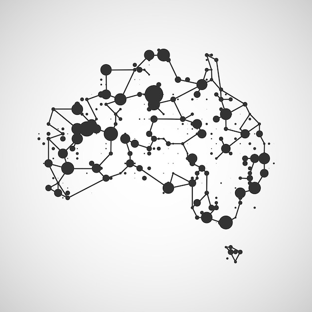 ベクトル オーストラリアの技術イメージ