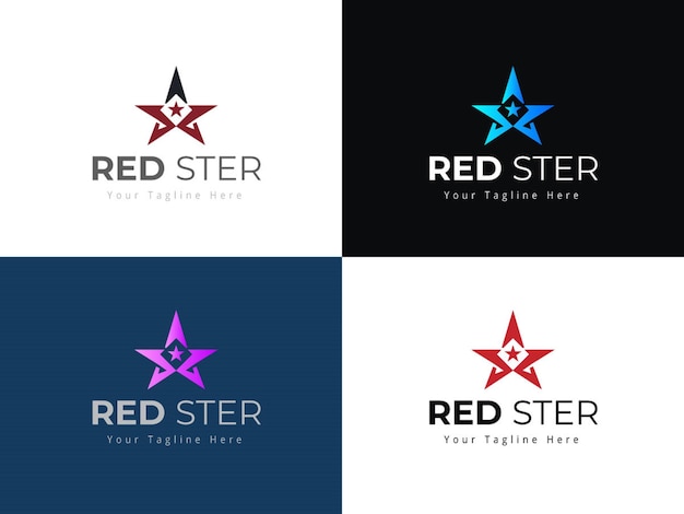 Technology logo collection gradient style