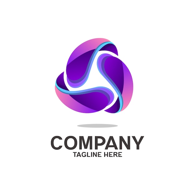 Technology logo design vector