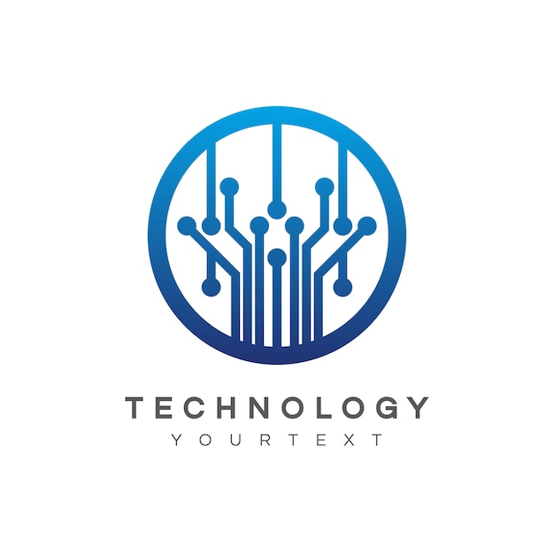 technology logo design