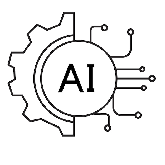 人工知能のテクノロジーロゴ
