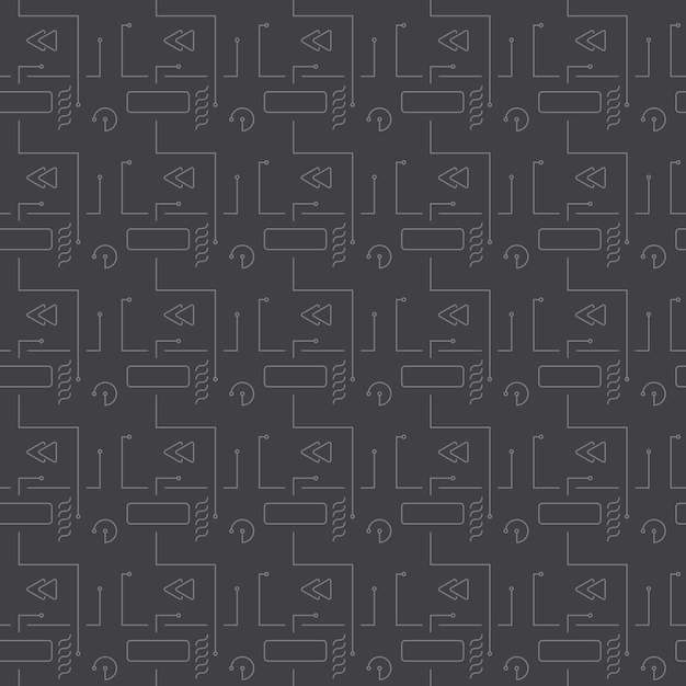 テクノロジーのシームレスなパターン