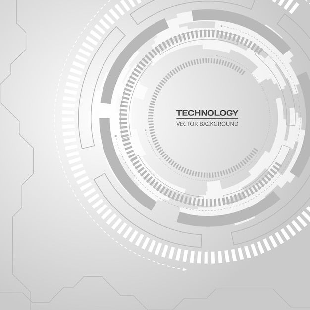 Fondo astratto di hitech grigio morbido di tecnologia