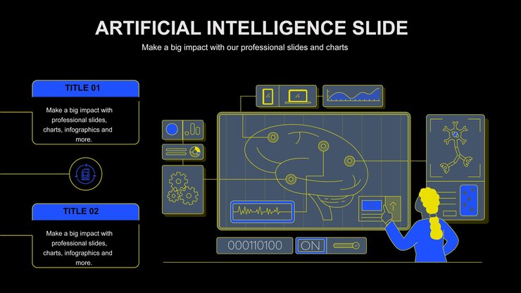 Vector technology thin line icons set innovation robot biometric ai digital technology industry