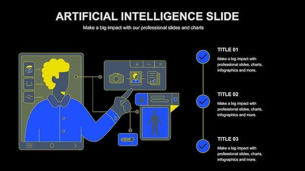 Технология тонкая линия иконы набор инновации робот биометрическая ai индустрия цифровых технологий