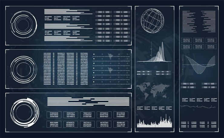 Vector technology ui futuristic concept hud interface