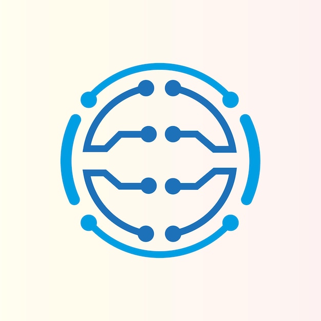 テクノロジー - コーポレート ・ アイデンティティのベクトルのロゴのテンプレートです。ネットワーク、インターネットのロゴ