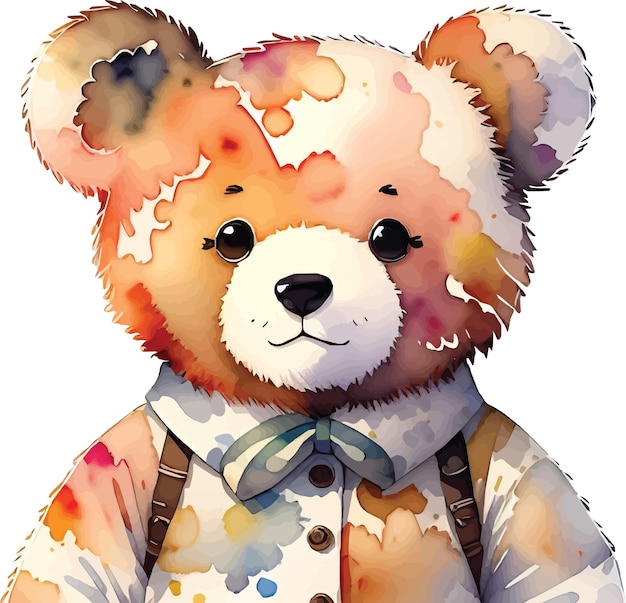 Vector teddy bear