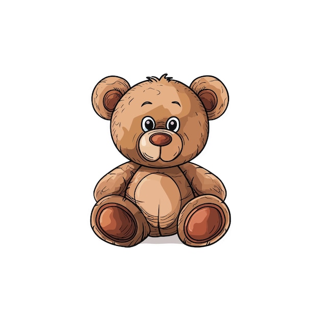 Vector teddybeer illustratie