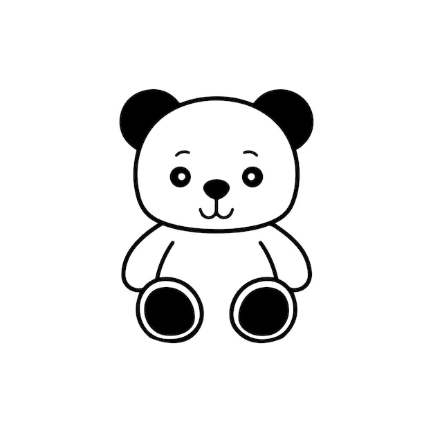 Teddybeer logo icoon
