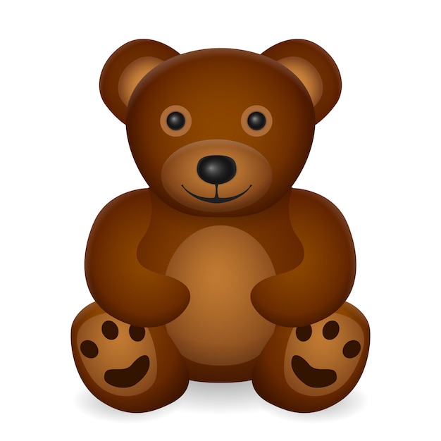 Vector teddybeer.